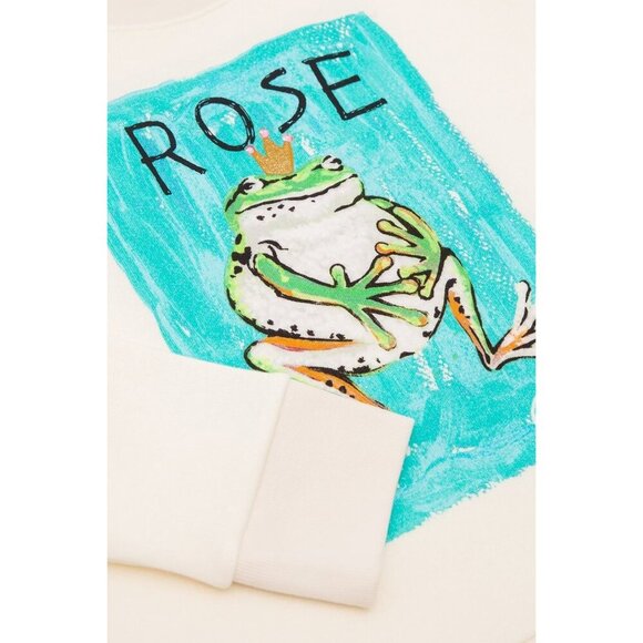 NWT Gucci Kids Printed Sweatshirt In Cream Size 4 - Picture 3 of 11